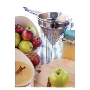 Winco China Cap Strainer, Coarse Mesh Stainless Steel Cone Strainer